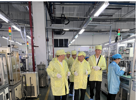 蒋文春莅临绵阳永利yl23455深圳分公司调研